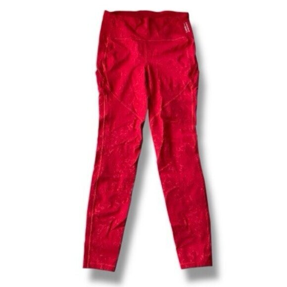Lululemon Stronger as One Tight 28" *lululemon X Barrys Bootcamp Emboss Dark Red - Picture 6 of 13